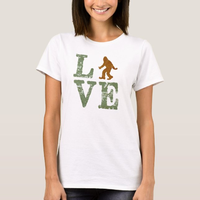 Camiseta Eu Adoro Sasquatch (Frente)