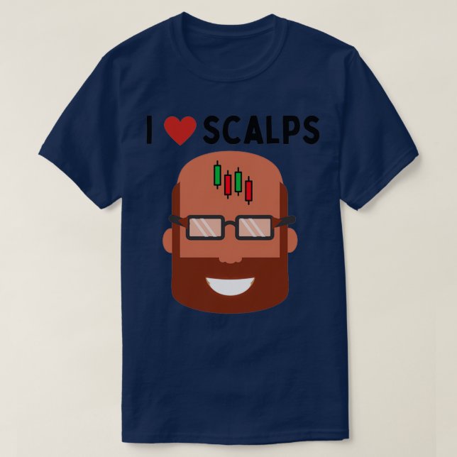 Camiseta Eu adoro Scalps (Frente do Design)