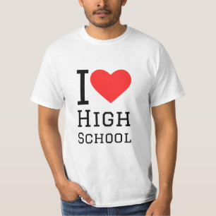 Camiseta Eu adoro segundo grau