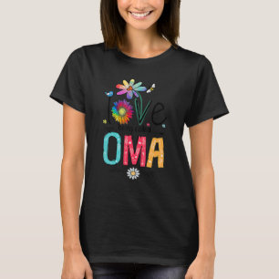 Camiseta Eu adoro ser chamada de Oma Daisy Flower Cute Madr