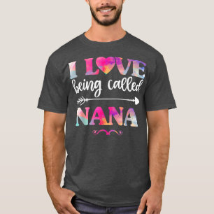 Camiseta Eu Adoro Ser Chamada Nana Shirt Para Mulheres, Eng
