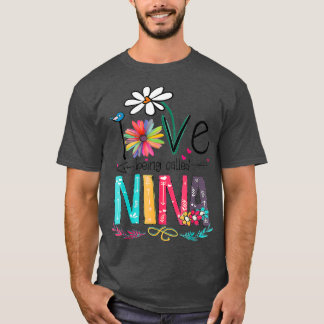Camiseta Eu Adoro Ser Chamada Nina Avó Mimi Nana Gigi