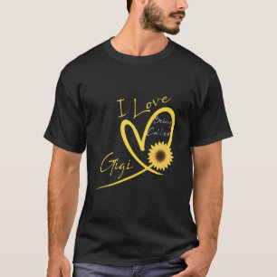 Camiseta Eu Adoro Ser Chamado De Coração Gigi Girassol