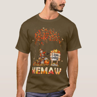 Camiseta Eu Adoro Ser Chamado De "Farmer-Memaw Fall Folhas