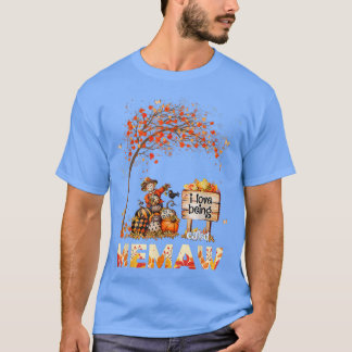 Camiseta Eu Adoro Ser Chamado De "Farmer-Memaw Fall Folhas