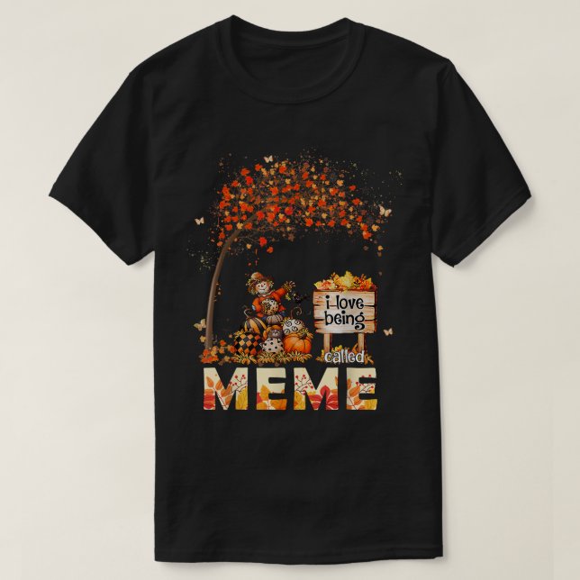 Camiseta Eu Adoro Ser Chamado De "Meme Farmer Fall Foles Do (Frente do Design)