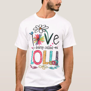 Camiseta Eu Adoro Ser Chamado Lolli Sunflower Dia de as mãe