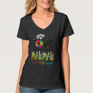 Camiseta Eu Adoro Ser Chamado Mawmaw Sunflower Dia de as mã