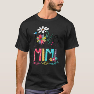 Camiseta Eu Adoro Ser Chamado Mimi Sunflower Dia de as mães