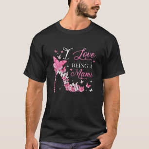 Camiseta Eu adoro ser Mawmaw, borboletas de alto salto, mã