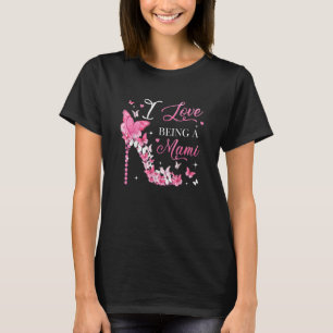 Camiseta Eu adoro ser Mawmaw, borboletas de alto salto, mãe