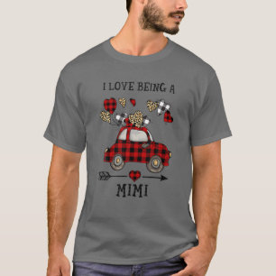 Camiseta Eu Adoro Ser Mimi Red Xadrez Carruagens Namorados