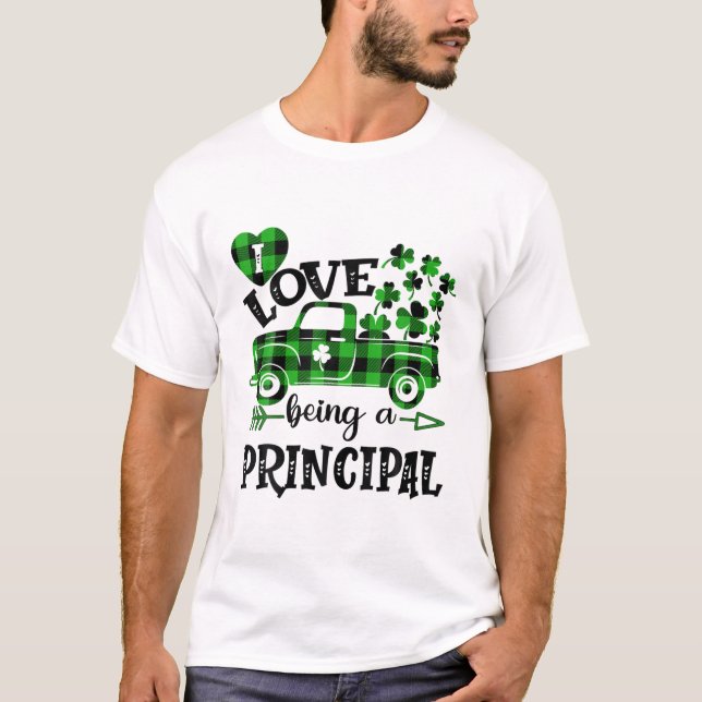 Camiseta Eu Adoro Ser Um Dia de São Patrício Principal Sham (Frente)