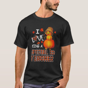Camiseta Eu Adoro Ser Um Professor Especial De Educação Pum