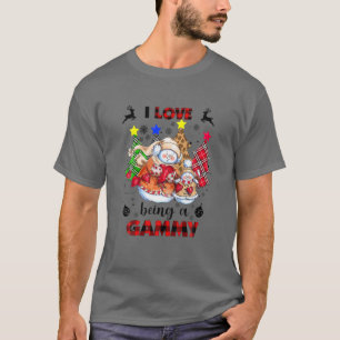 Camiseta Eu Adoro Ser Uma Árvore De Pinho De Natal Gammy S