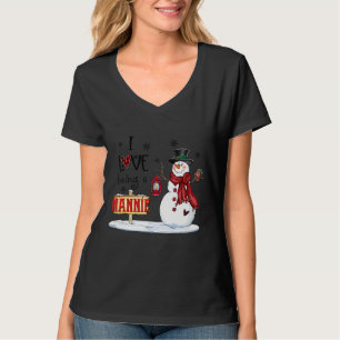 Camiseta Eu Adoro Ser Uma Nannie Snowman Grátis
