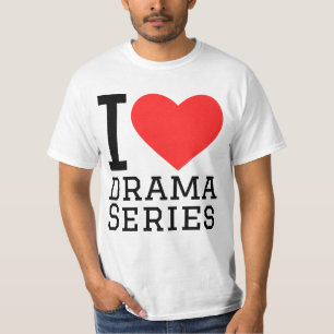 Camiseta Eu adoro séries de drama
