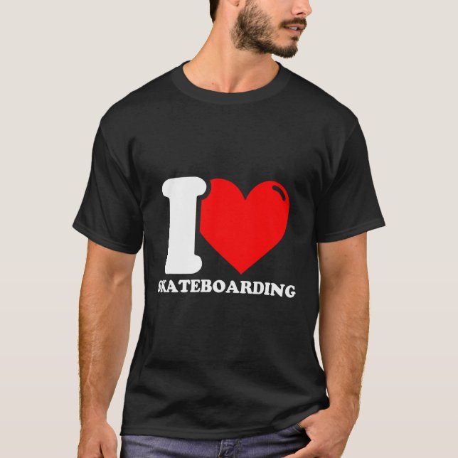 Camiseta Eu Adoro Skate 1 (Frente)