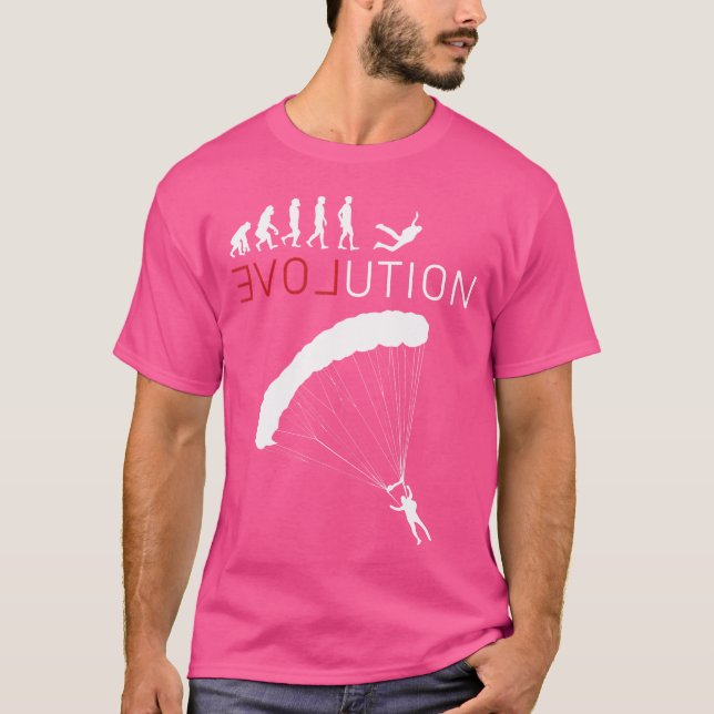 Camiseta Eu Adoro Skydiving (Frente)