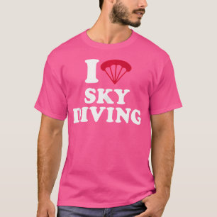 Camiseta Eu Adoro Skydiving