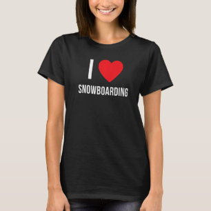 CAMISETA EU ADORO SNOWBOARDING