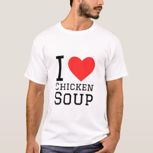 Camiseta Eu adoro sopa de galinha
