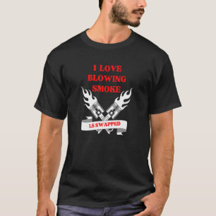Camiseta Eu Adoro Soprar O Entusiasta De Carros Trocados