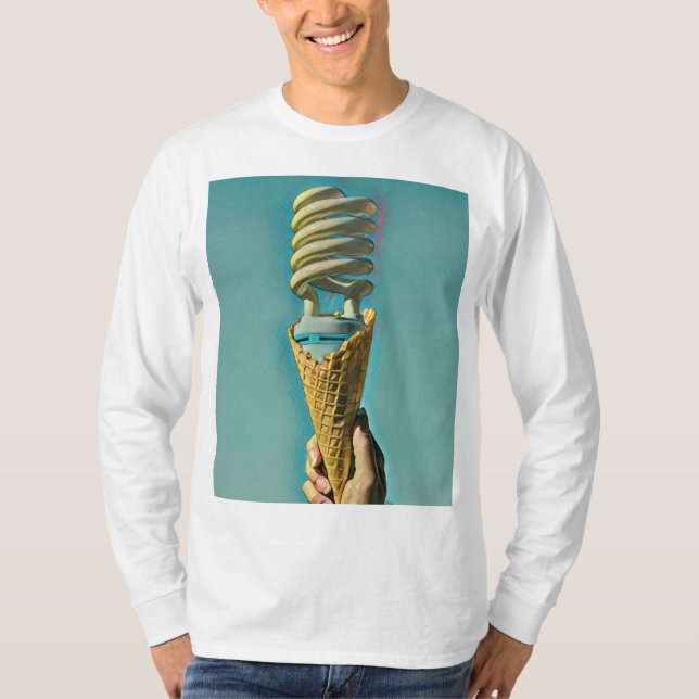 Camiseta Eu adoro sorvete (Frente)