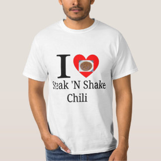 Camiseta Eu adoro Steak 'n Shake Chili