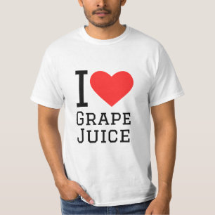 Camiseta Eu adoro suco de uva