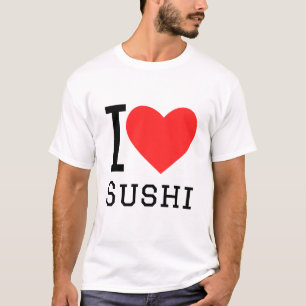 Camiseta Eu adoro sushi