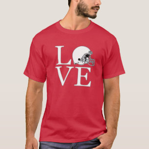 Camiseta Eu adoro T-Shirt de futebol