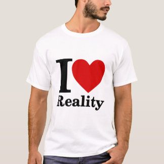 Camiseta Eu adoro T-Shirt de Realidade