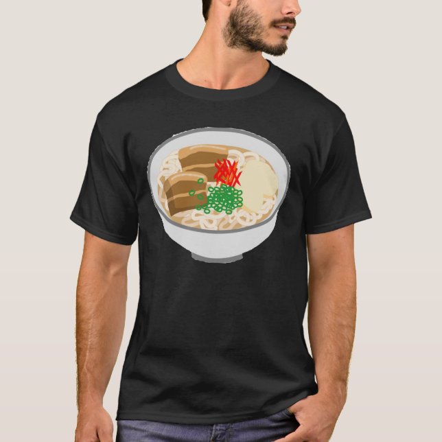 Camiseta Eu adoro T-Shirt sóbria (Comida Japonesa / Okinawa (Frente)
