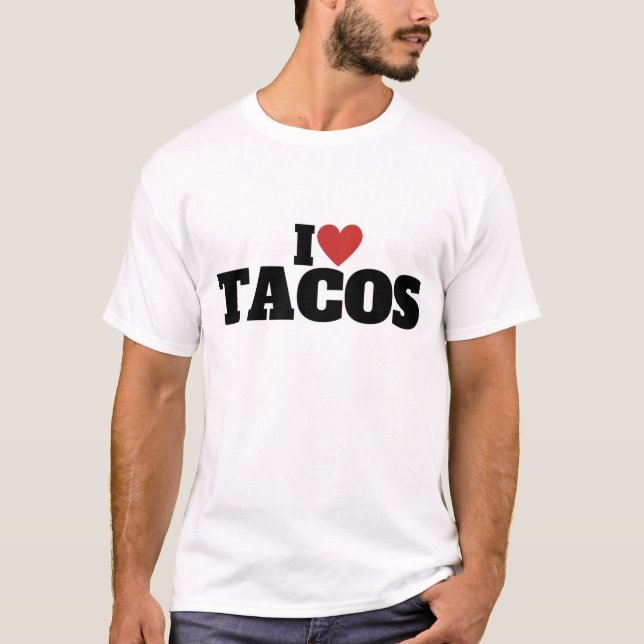 Camiseta Eu Adoro Tacos (Frente)