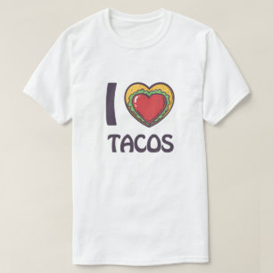 Camiseta Eu adoro Tacos