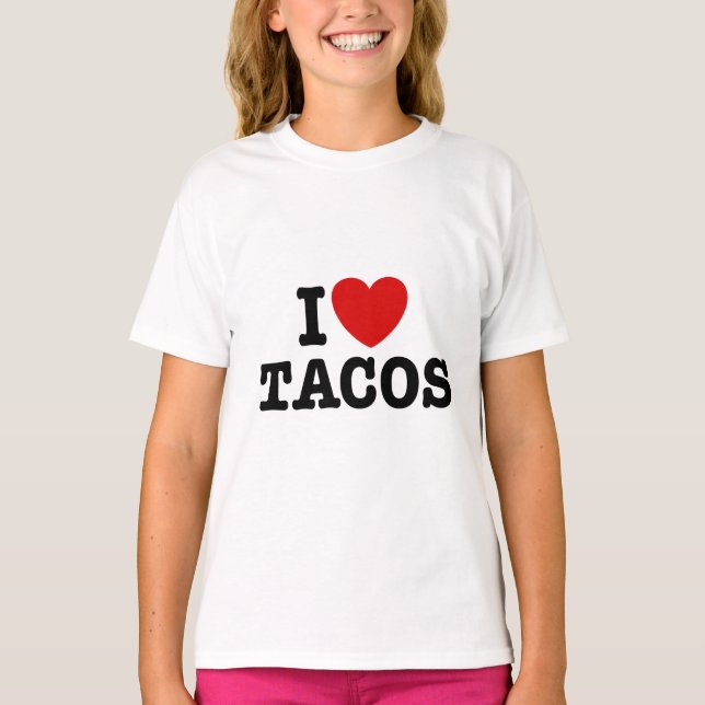 Camiseta Eu Adoro Tacos (Frente)