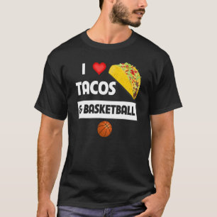 Camiseta Eu Adoro Tacos E A Família De Comidas Mexicana De