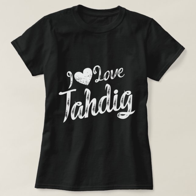 Camiseta Eu Adoro Tahdig Persa Comida Irã Presente Iraniano (Frente do Design)