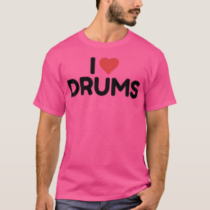 Camiseta Eu Adoro Tambores