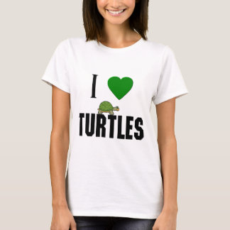 Camiseta Eu Adoro Tartarugas