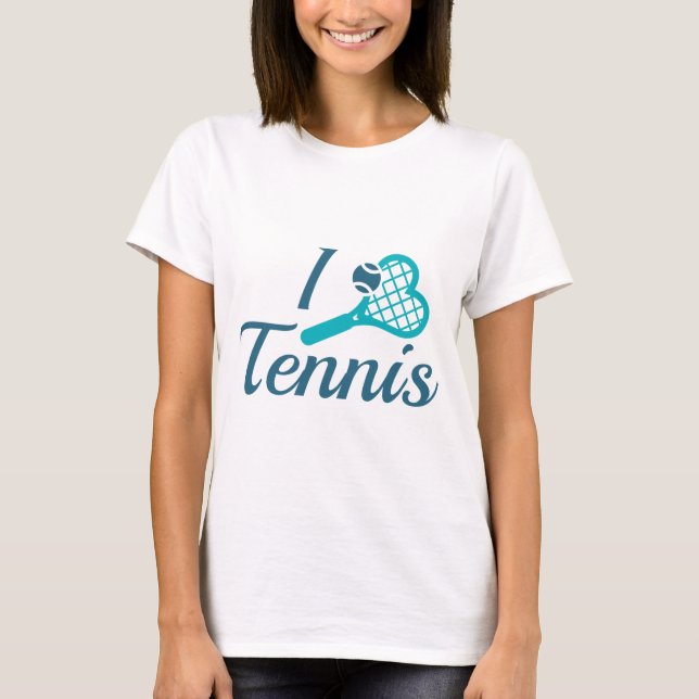 Camiseta Eu adoro Tênis (Frente)