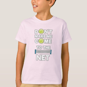 Camiseta Eu adoro Tênis, não me faça vir para a Internet