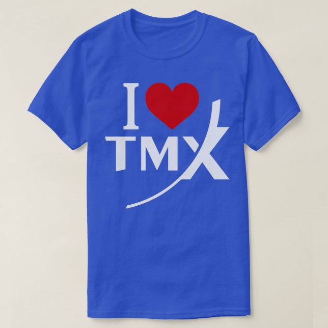 Camiseta Eu adoro TMX (Frente do Design)