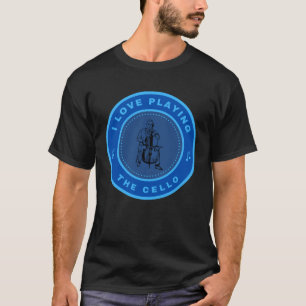Camiseta Eu adoro tocar Cello