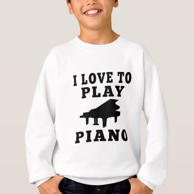 Camiseta Eu Adoro Tocar Piano (Frente)