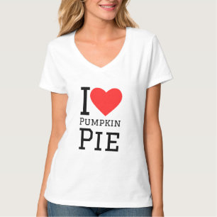 Camiseta Eu adoro torta de abóbora
