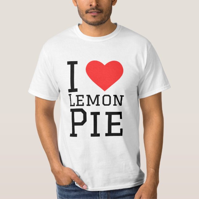 Camiseta Eu adoro torta de limão (Frente)