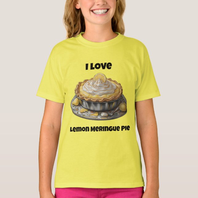 Camiseta Eu adoro torta de limão merengue (Frente)