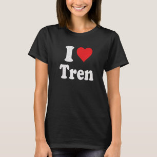 Camiseta Eu Adoro Tren Vintage Retro Distante